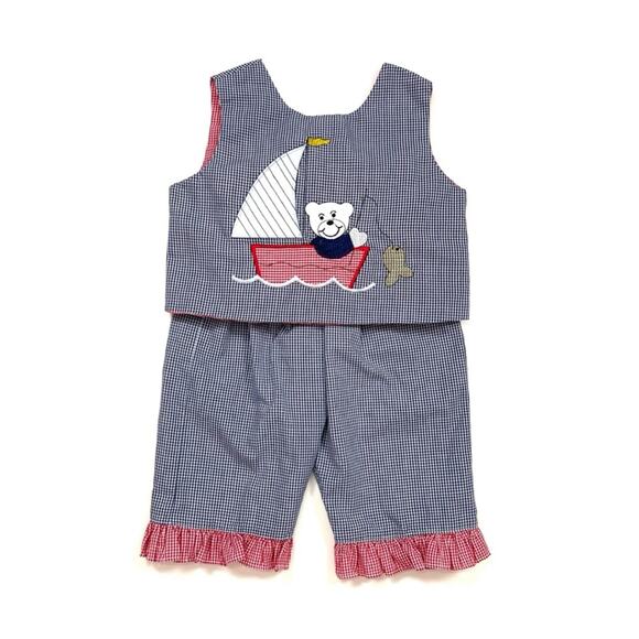 Wish Upon A Star Gingham Set - Picture 1 of 8
